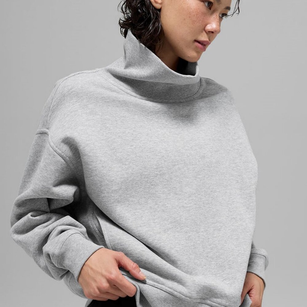 Alo - Hazy Mock Neck Pullover